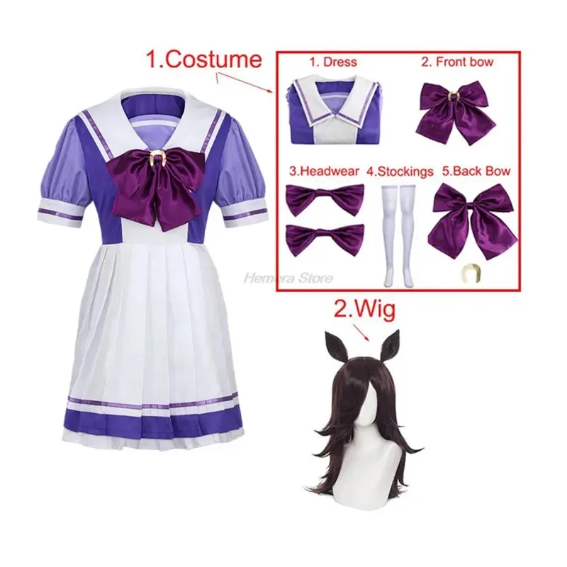 

NewUmamusume Pretty Derby Special Week Silence Suzuka Gold Ship Косплей Костюм Лук Носки Хэллоуин Шоу Для Женщин Ролевые Игры GL02