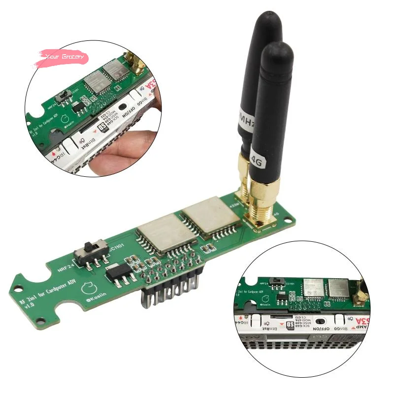 M5Stack Cardputer ADV CC1101 Módulo RF NRF24 Firmware Bruce 2-em-1 Transmissão e Recepção de Sinal Sub-GHz para Dispositivos IoT