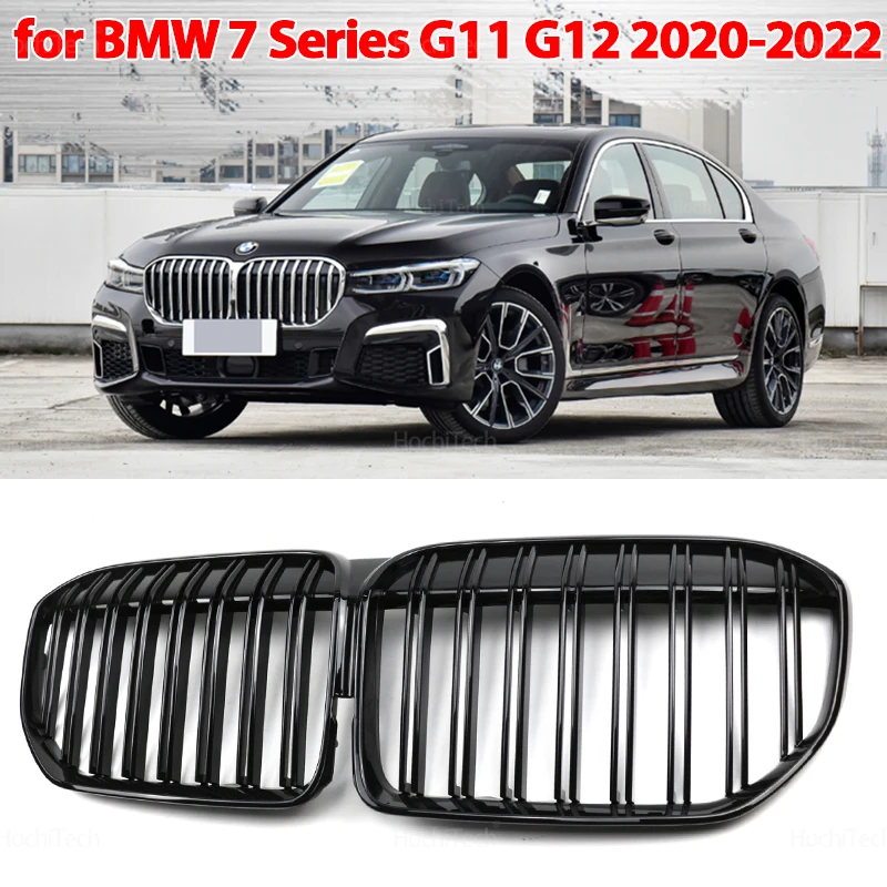 

Для BMW 7 Series G11 G12 730i 740i 750i 740e 725d 730d 2019-2022 глянцевый черный гриль в виде почек двойные гонки