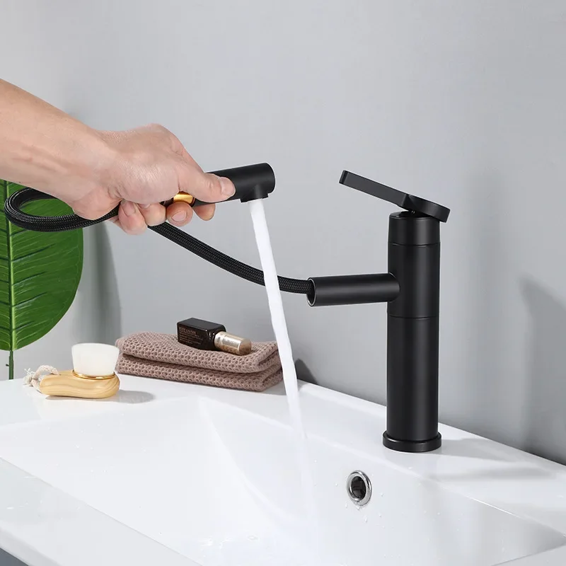 Bathroom Faucet Solid Brass Gold Bathroom Basin Faucet Cold Hot Water Basin Mixer Sink Tap Deck Mounted Wash Tap