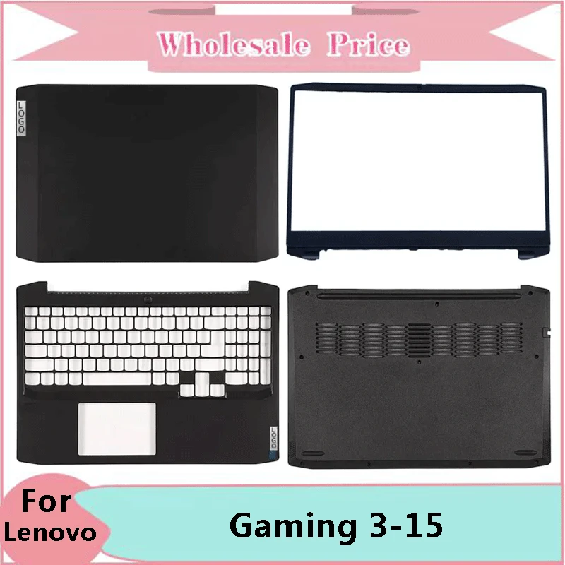 

New For Lenovo Ideapad Gaming 3-15 15IMH05 Laptop LCD Back Cover Front Bezel Upper Palmrest Bottom Base Case Keyboard Hinges