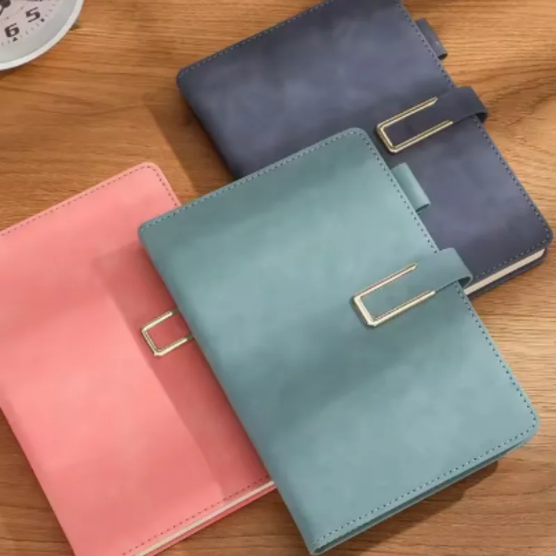 

Vintage A5 Leather Notebook Elegant Hardcover Diary Soft Touch with Personalized Bookmark Suitable for Business