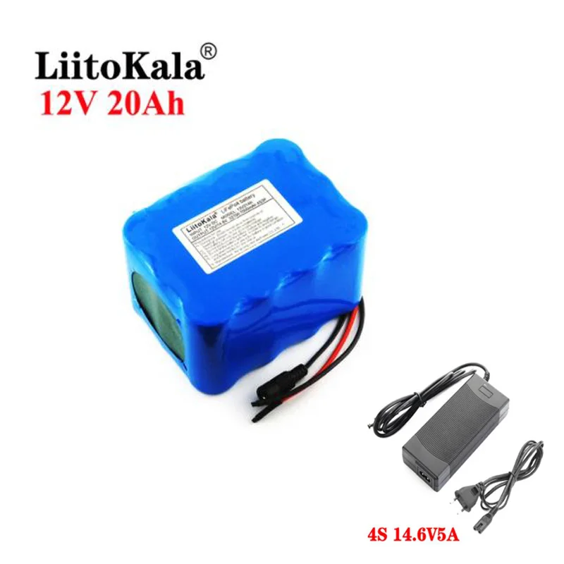 

32700 Lifepo4 Battery Pack 4S3P 12.8V 20Ah with 4S 20A Maximum 60A Balanced BMS for Electric Boat Uninterrupted Power Supply 12V