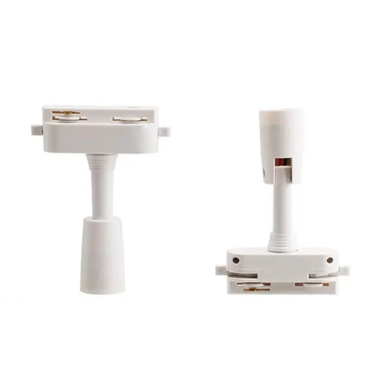 ABPP-مصباح مسار صغير قابل للتعديل أبيض وأسود لمبة أحادية الطور قابلة للاستبدال من البلاستيك ملحقات DIY