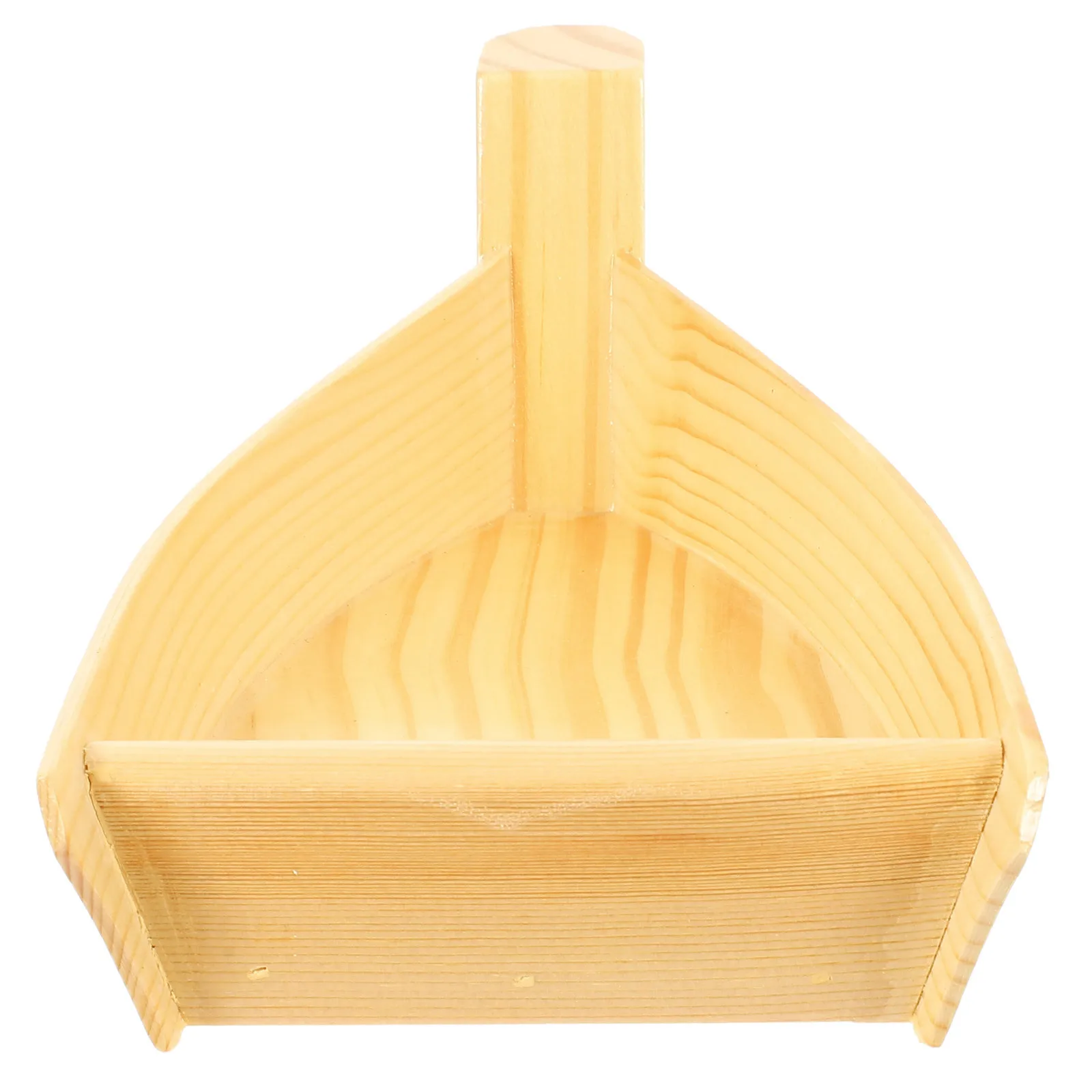

Sushi Boat Plate Wood High Quality Shaped Versatile Snack Holder Food Serving Sushi Dessert Side Dish Plate