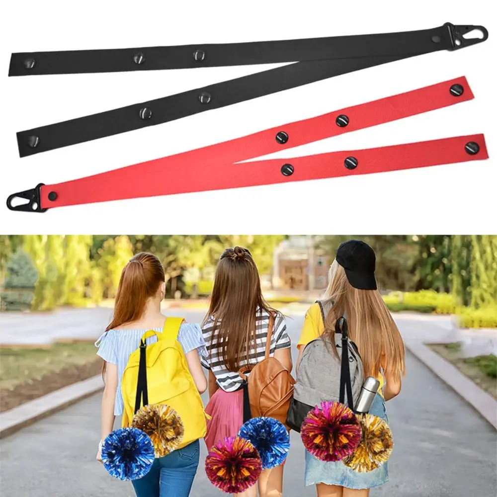 Cheerleading Accessoires Poms Houder Riem voor Ceremonie Lichtgewicht Cheerleader Pom Poms Houder Riem Duurzaam Draagbaar