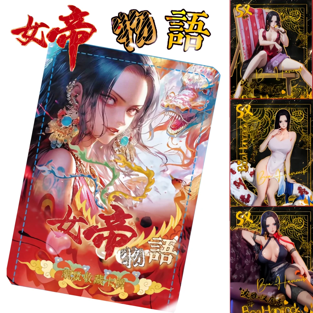 

The Story of The Empress Collection Cards Anime Goddess Boa·Hancock Rare Limited Hidden Diamond Inlay Card Kids Hobbies Gifts