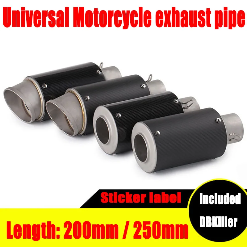 

51mm Universal Shorter Motorcycle Exhaust Muffler Escape for Kawasaki Yamaha Suzuki Honda CF ETC Motocycle Exhaust Retrofits sc