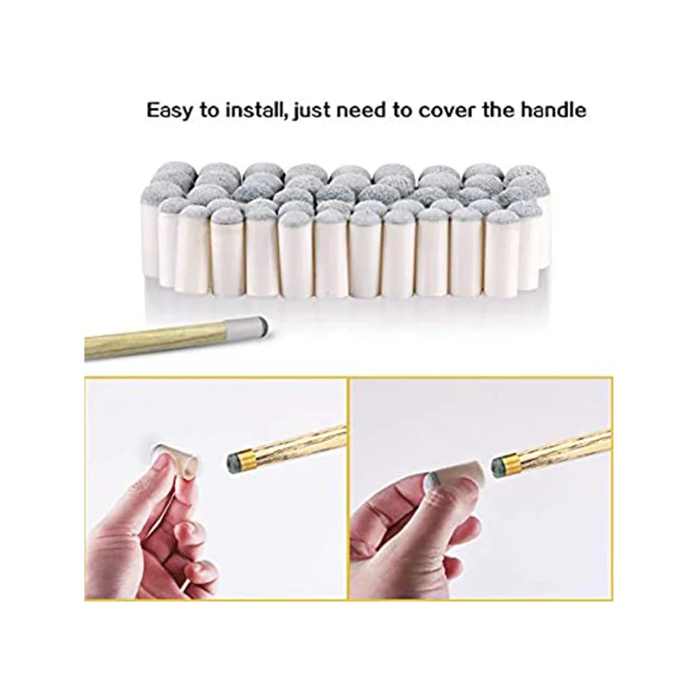 10 قطعة/الوحدة البلياردو استبدال تلميح ل جديلة عصا إصلاح قضيب ملصق تلميح #3