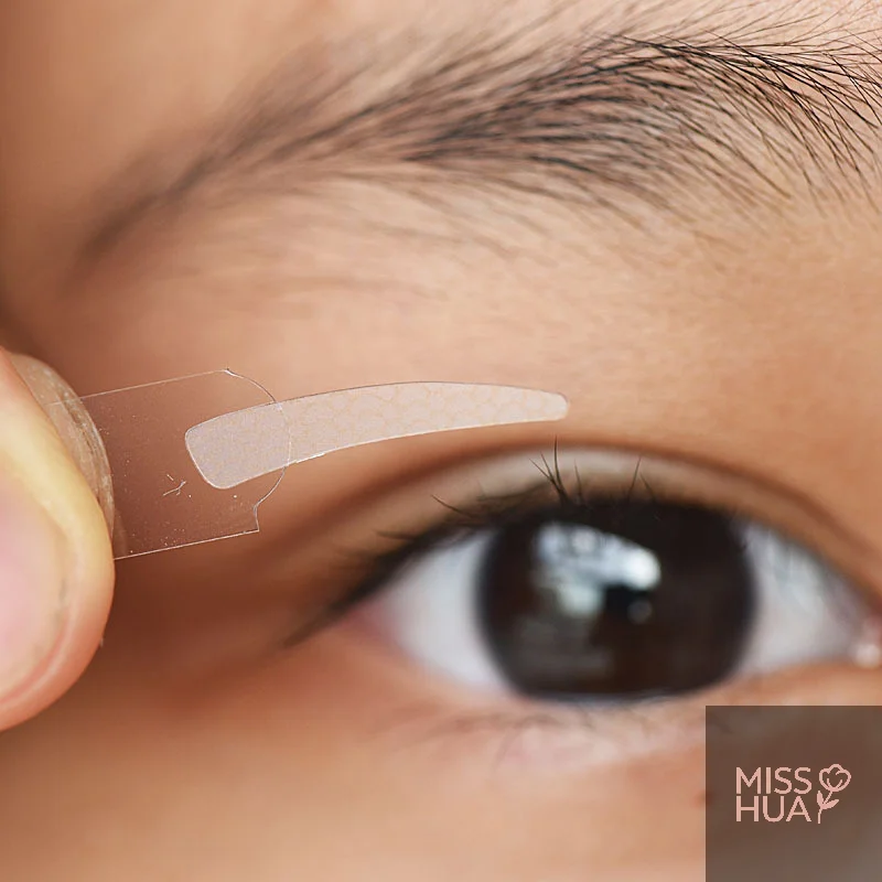 เทปติดตา HUA HUA 3/5/10 แผ่น สติ๊กเกอร์ติดตาแบบใส มองไม่เห็น ติดสองชั้น แบบแปะเอง ติดแน่นเป็นธรรมชาติ อุปกรณ์แต่งตา ไซส์ S M L