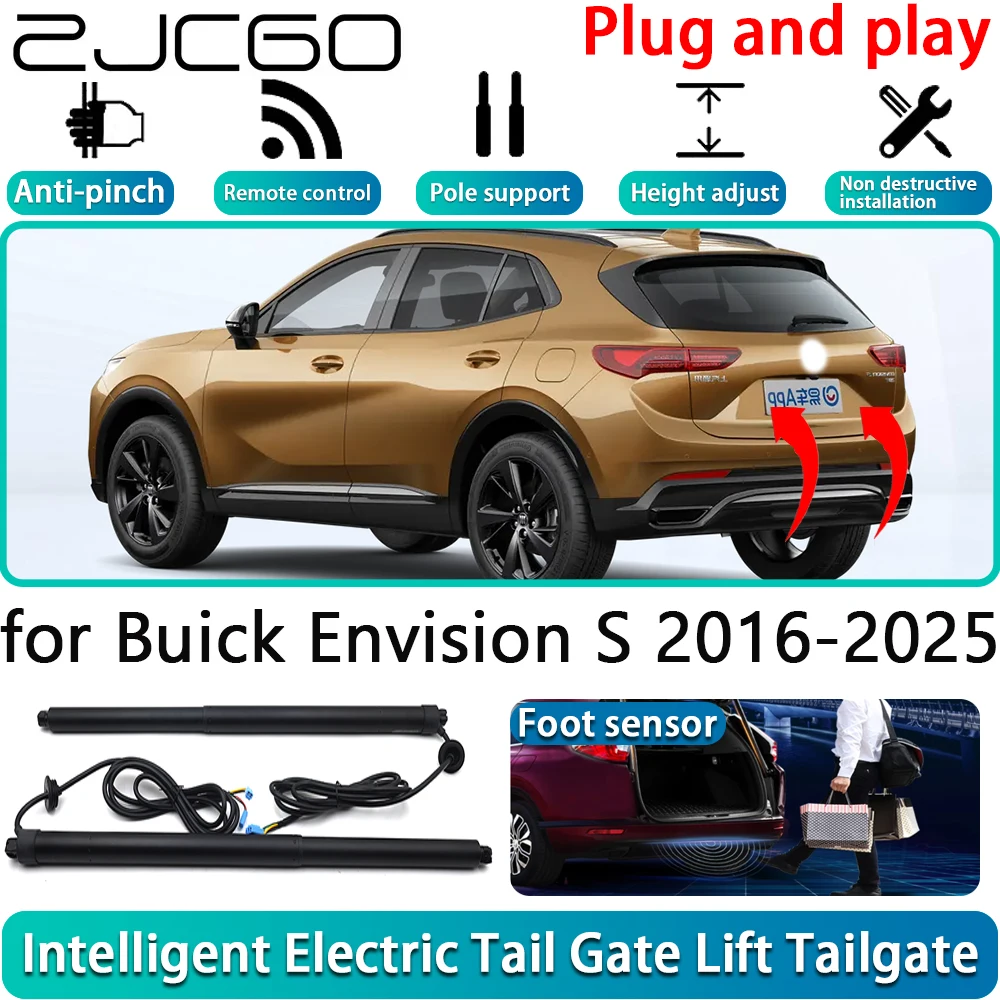 

ZJCGO for Buick Envision S 2016-2025 Car Electric Powered Tailgate Power Liftgate Automatic Tailgate System With Foot Sensor