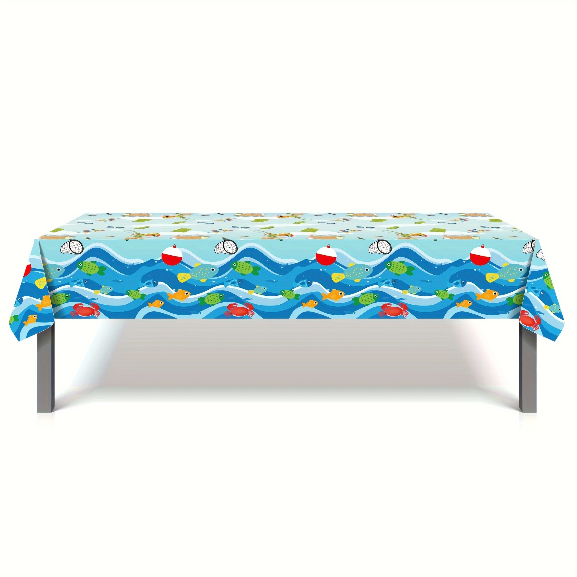 1pc Table Decoration Party Supplies, Creative Birthday Happy Pattern, Practical and High-Quality Tableclothxzj