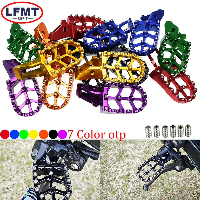 2023 Off-Road Electric Vehicle Motorcycle CNC Footpegs Foot Pegs Rests Pedals For Sur-Ron Ultra Bee Electric Bike Parts