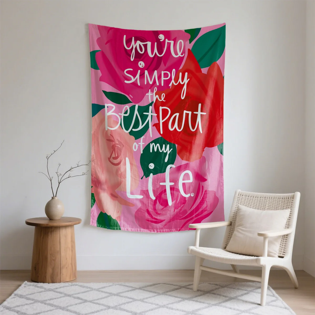 you re simply the best part Digital printing polyester wall tapestry suitable for use living rooms bedrooms offices bars party