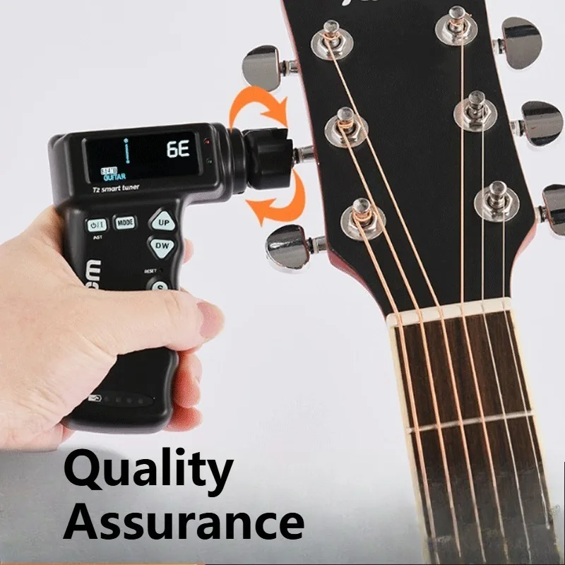 Automatic Guitar Tuner Minimalist Easy Convenient Intelligent String Changing Tuner Professional Musical Instrument Accessories