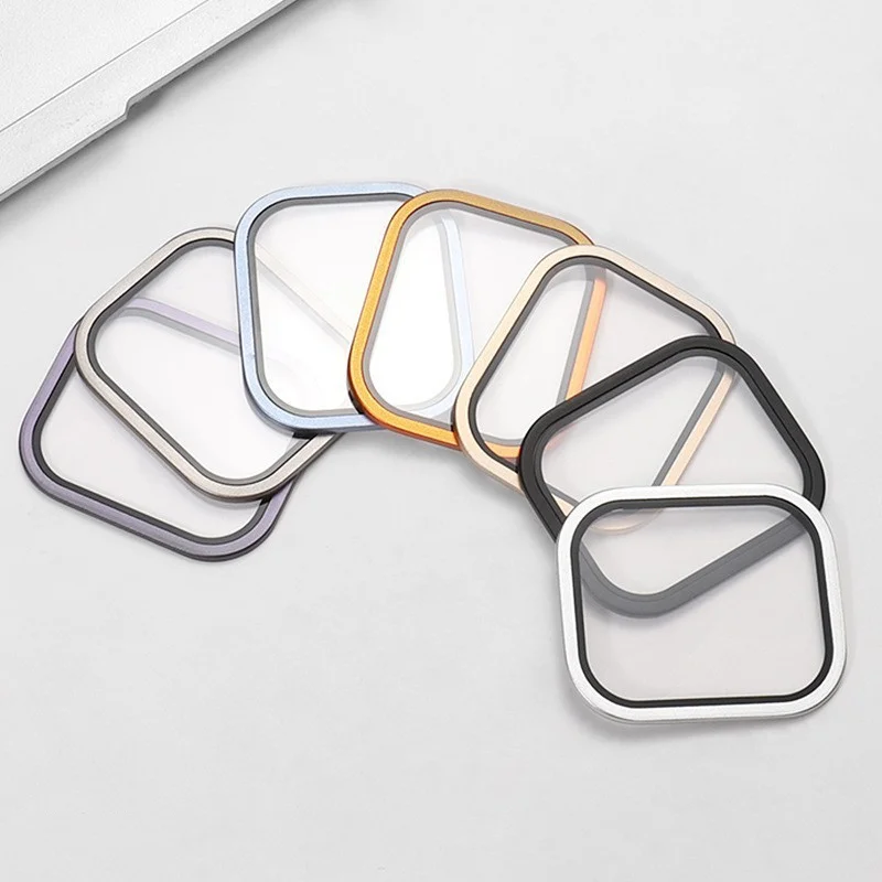 Tempered Glass for Apple Watch Ultra 49mm Titanium Metal Frame Anti-Scratch film for Series Ultra 3 Screen Protector Accessories view 5