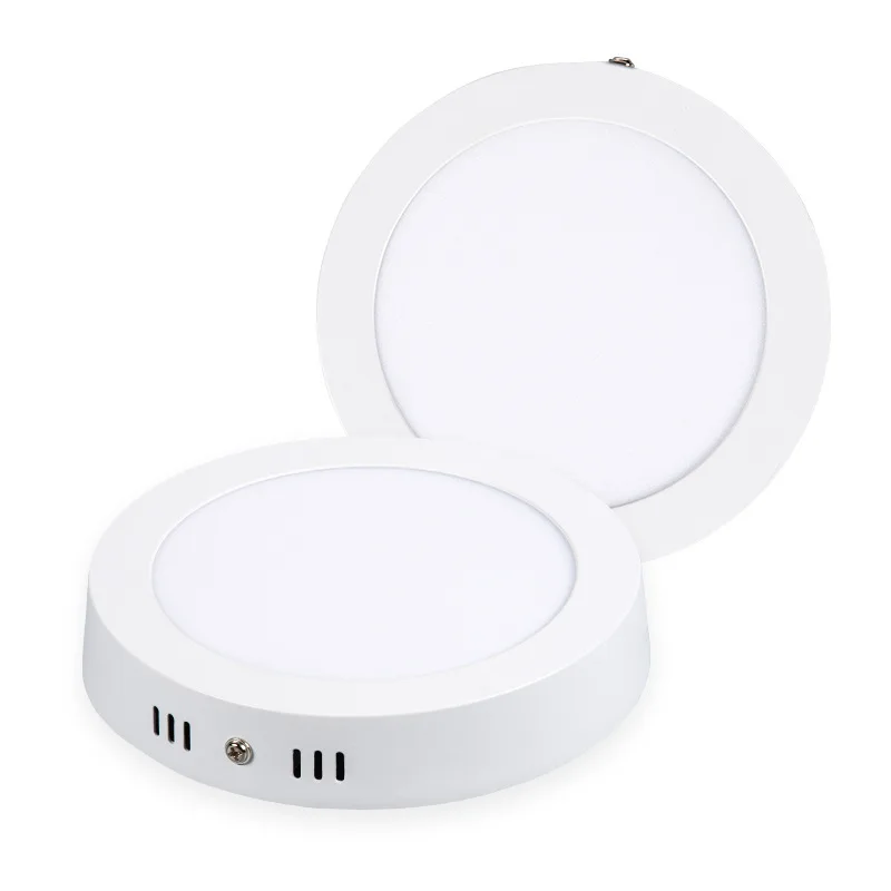 

No cut ceiling 6W 12W 18W 24W surface mounted LED ceiling lamp 4000K square LED panel downlights for bathroom lighting AC85-265V
