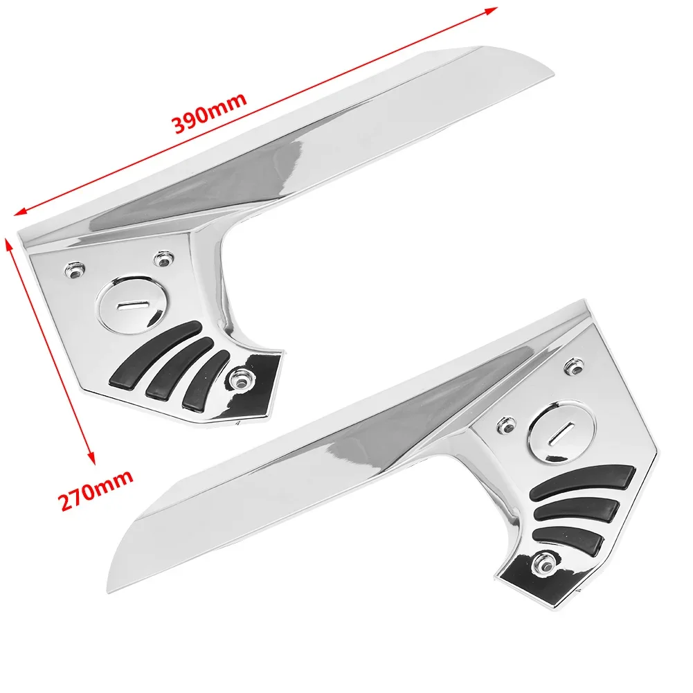 Couvercles de cadre de carénage chromés pour Honda Gold Wing, accessoires de moto, GoldOOGL1800 GL 1800, 2014, 2013, 2012, 2011