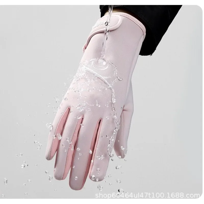 ถุงมือฤดูหนาวสําหรับผู้ชายผู้หญิงถุงมืออุ่นหน้าจอสัมผัสกันน้ําเดินป่าตกปลาขี่จักรยานเล่นสกีถุงมือกันลื่นมัลติฟังก์ชั่น