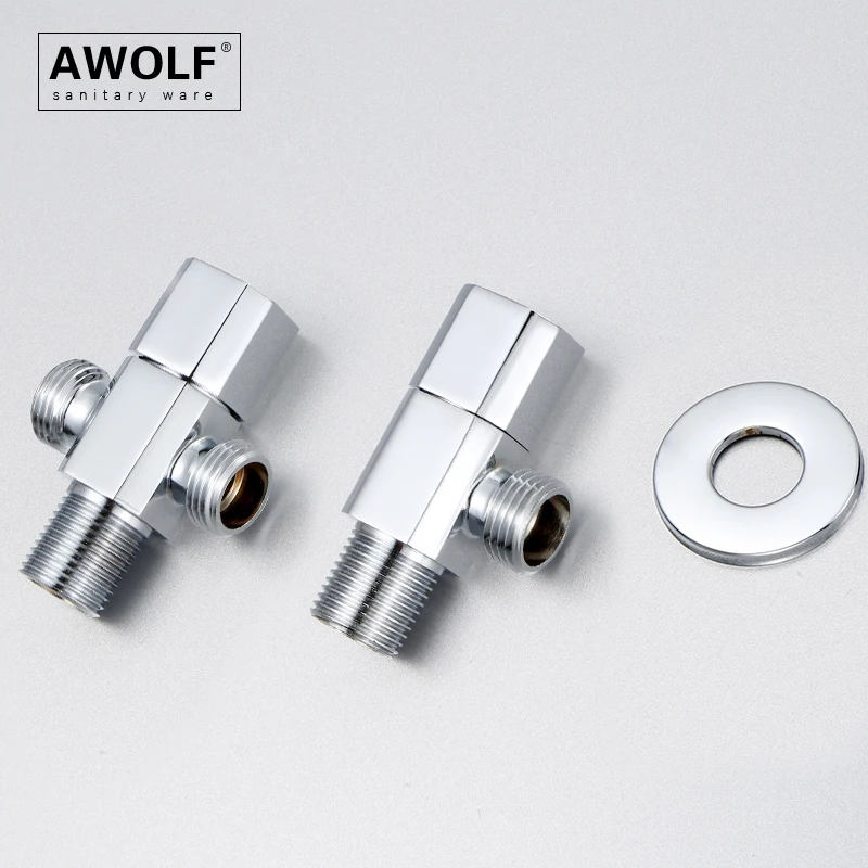 Awolf Two Function Hygienic Shower Head Chrome White Handheld Toilet Bidet Sprayer Set Solid Brass Soft Water Anal Shower AP2349