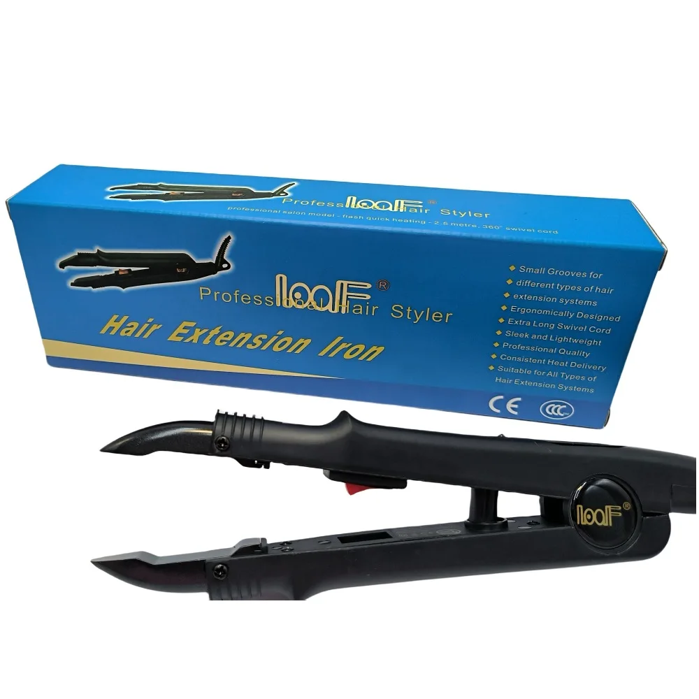 

Hair Extender Professional Hair Extension Tool Hair Fusion Iron611 Constant Temperature Black