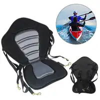 Asiento de tabla de Paddle para Kayak, asiento con respaldo ajustable con bolsa de almacenamiento, asiento con respaldo antideslizante para lanchas de remos, pesca, canoa