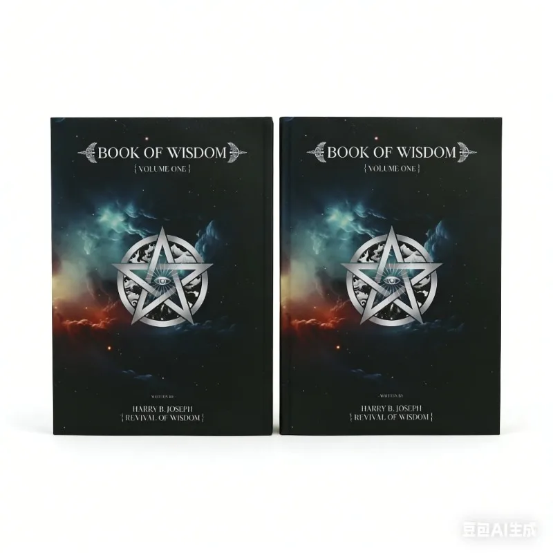 2026BOOK OF WISDOM Themed Notebook with Wisdom Eye Cover for Self Reflection and Philosophy Learning