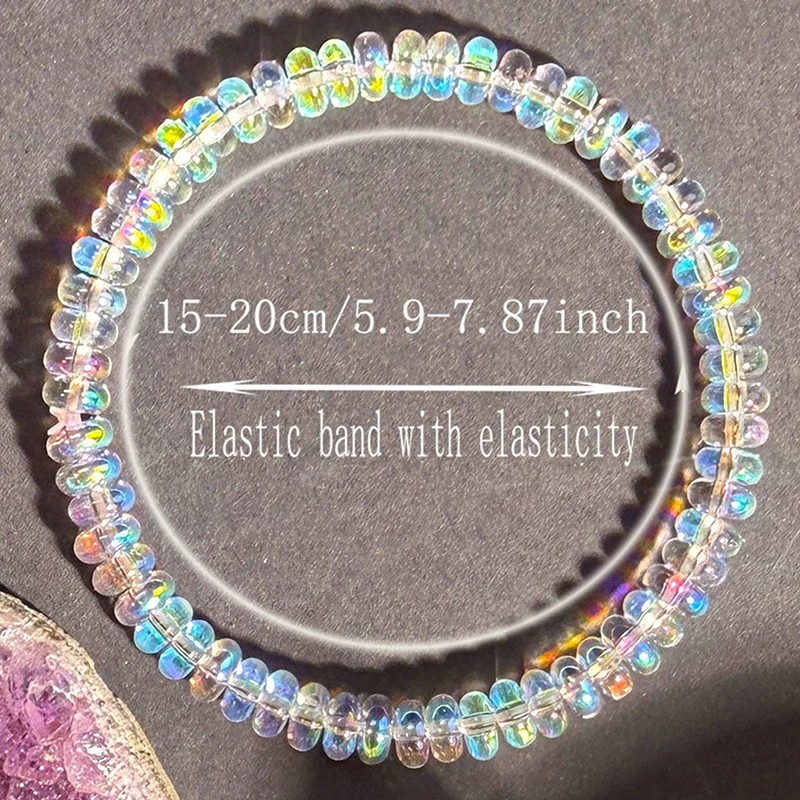 ~New Sale Natural Opal Bracelet Stretchable Elastic Cord Jewelry Helps Maintain Emotional Balance