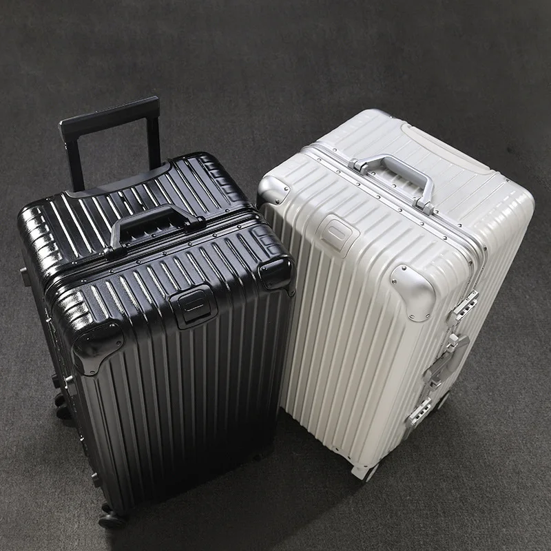 32 34 inch Large Capacity Suitcase Aluminium Frame Thickened Luggage ABS + PC Trolley Case 20 inch Boarding Box