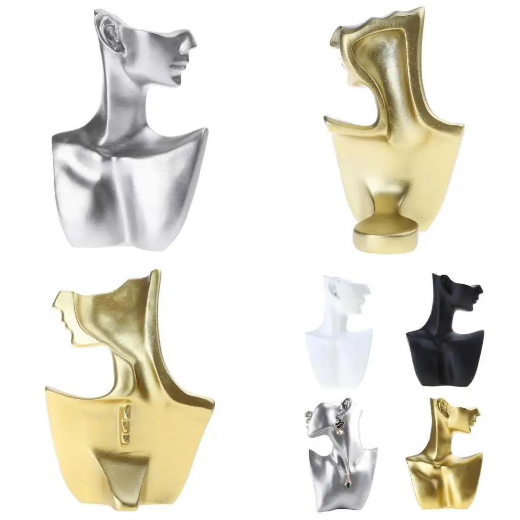 

J78F Элегантная подставка для презентаций ювелирных изделий в форме манекена, серьги, кольца, стеллаж для выставки товаров