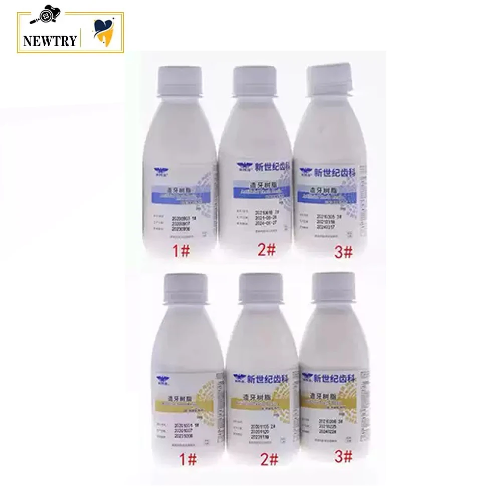 100g/bottle Dental Lab Artificial Teeth Resin White Acrylic Powder Self Heat Curing SND PMMA False Tooth Denture Base Materials