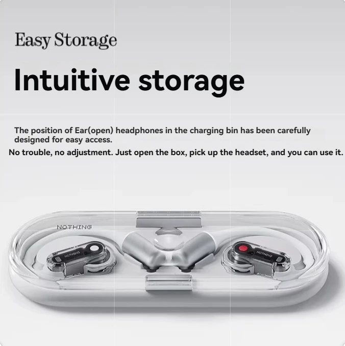 Sports Bluetooth 5.3 Wireless Ear Hanging Earphones Open Ear Non-In-Ear Stereo Noise Cancelling Earbuds Ear Hook Headphones