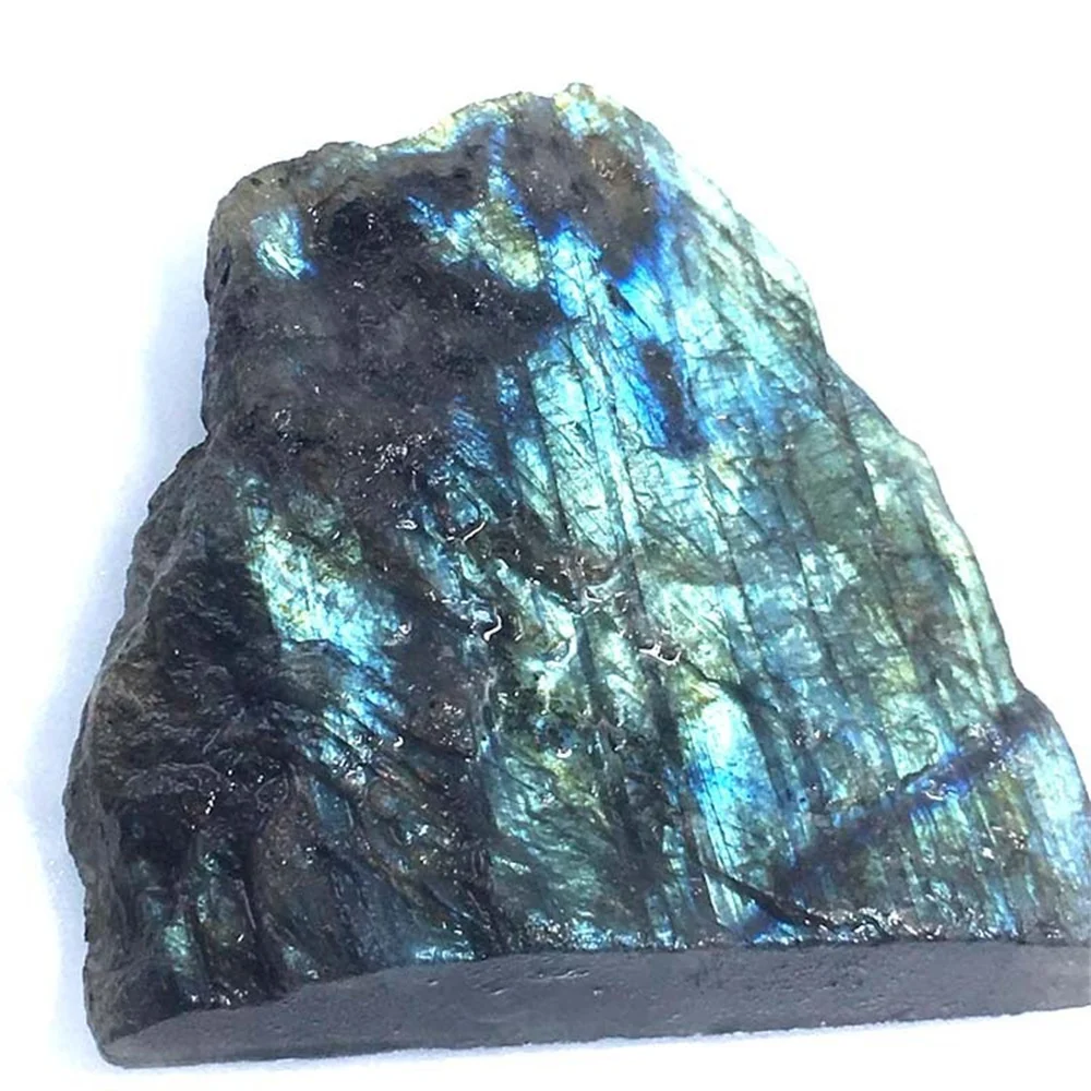 High Quality Labradorite Stone Rough Crystal Stone Ornaments Decor Mineral Specimens Collection  Home Living Room