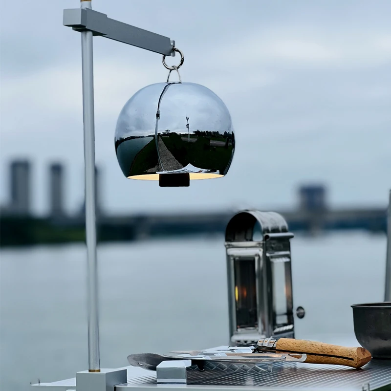 Paralume da campeggio sferico adatto per luci da campeggio, accessori per luci da campeggio all'aperto: migliorando l'atmosfera