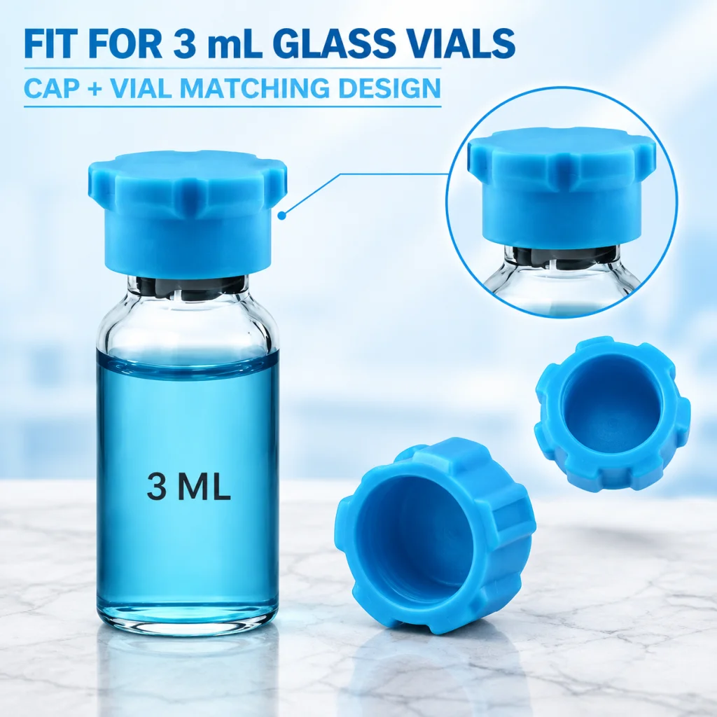 8pcs Vial Protective Caps Silicone Reusable Sealing Covers for 3ml Glass Vials Fit 3ml Small Vials Bottle Sleeves