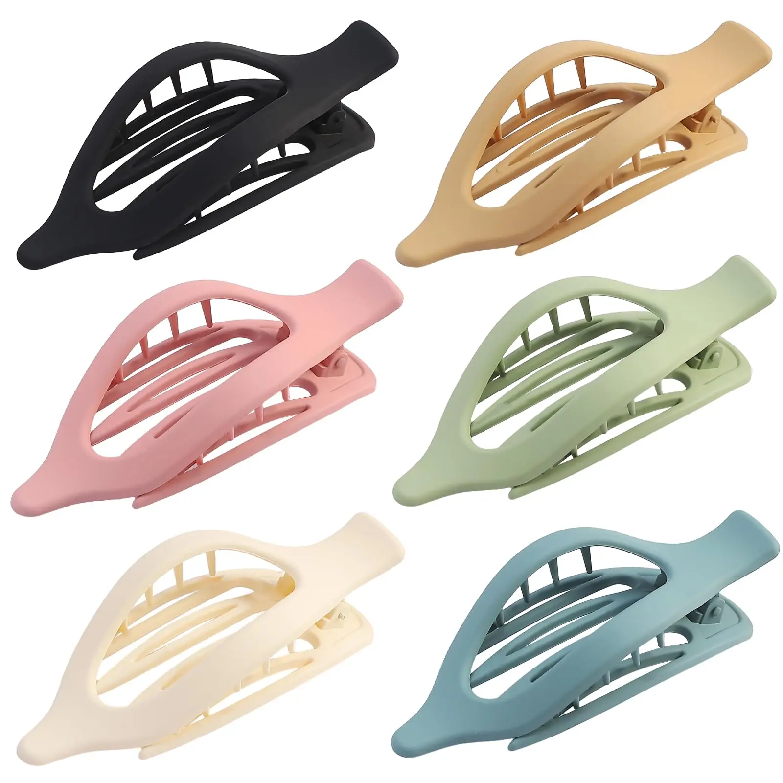 Flat Hair Clips Lay Down Claw Clips French Concord Hair Clips For Hair Alligator Hairpin Barrettes Hair Accessories For Women