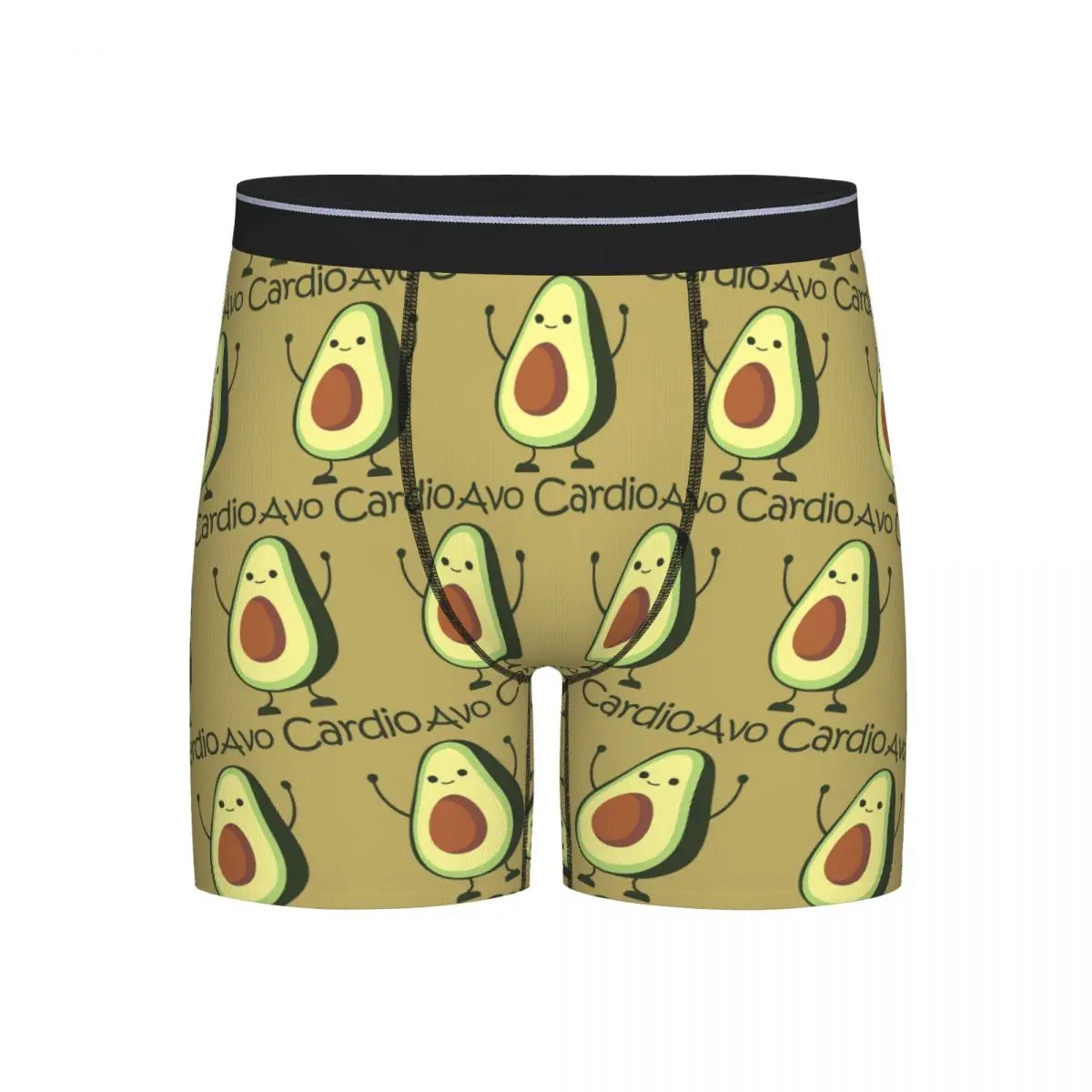 

Long Boxer Underpants Shorts Avocardio Avocado Cardio Panties Men Comfortable Underwear for Homme Man Boyfriend Gifts