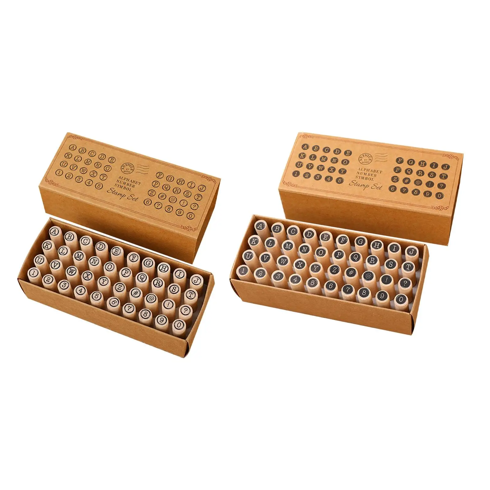Sellos del alfabeto multiusos, juego de sellos decorativos del alfabeto inglés para diario, manualidades DIY, planificador de diario, 40 unidades
