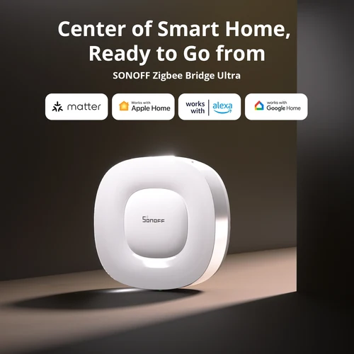 SONOFF ZBBridge-U Smart Home Hub - Compatible con Matter/Apple Home, Control Web Local, Automatización del Hogar, MQTT para Asistente Doméstico,