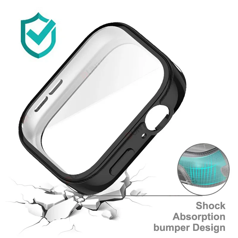 Huawei Watch Strap Protective Case, Silicone Watchband, Screen Protector, Fit 3, Fit 3