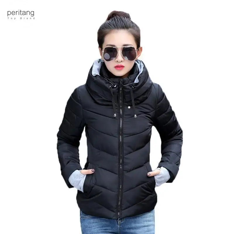 

Down Jacket 2024 New Cotton Coat Women Short Paragraph Collar Women's Cotton Jacket Winter Jacket Small Outwear