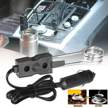 Przenośny grzejnik zanurzeniowy 12V 24V do samochodu moda wysokiej jakości bezpieczny podgrzewacz trwała elektronika samochodowa podgrzewacz wody do kawy i herbaty