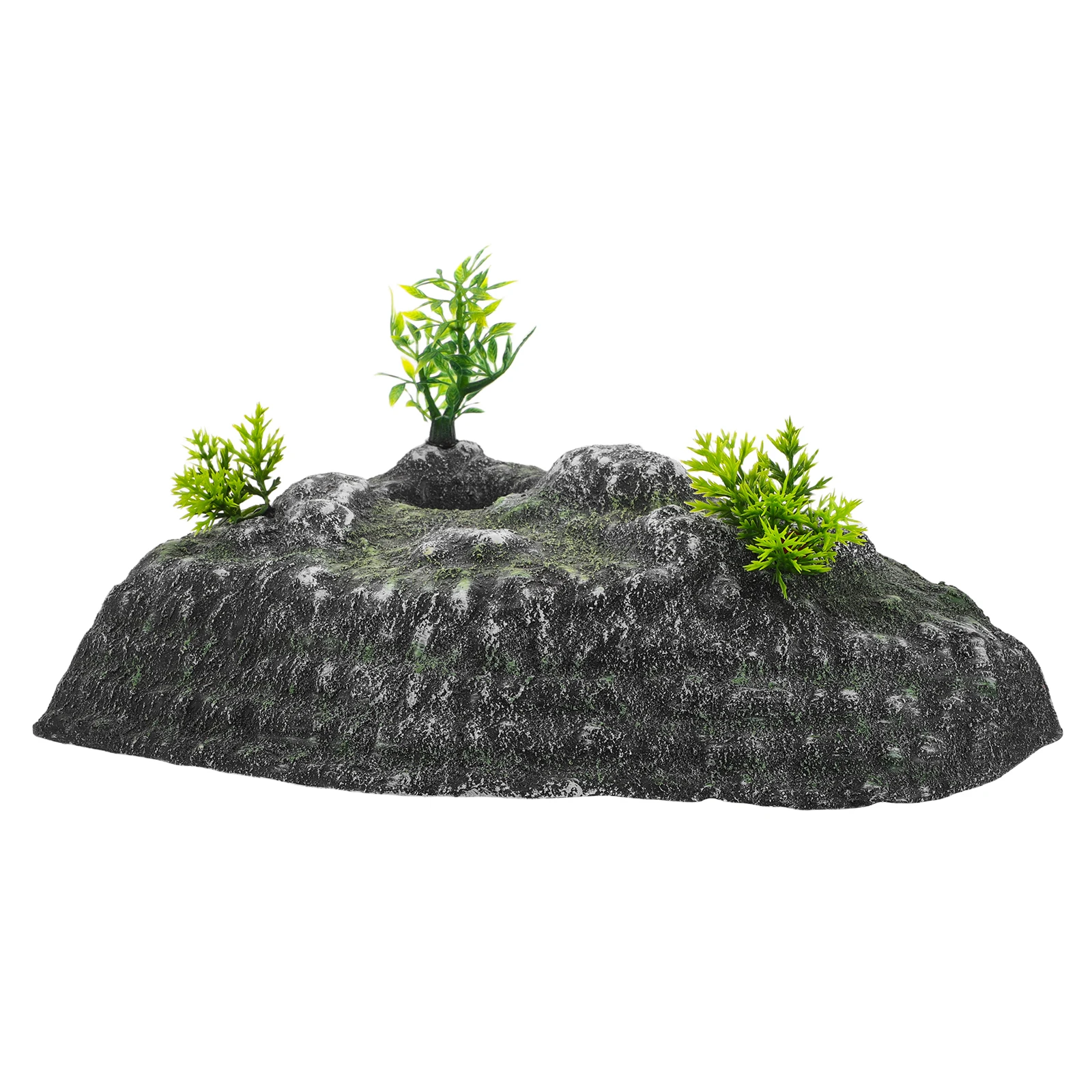 

Turtle Drying Platform Climbing Ramp Floating Island Hiding Hole Realistic Decoration Aquarium Accessories Fish Tank Decorations