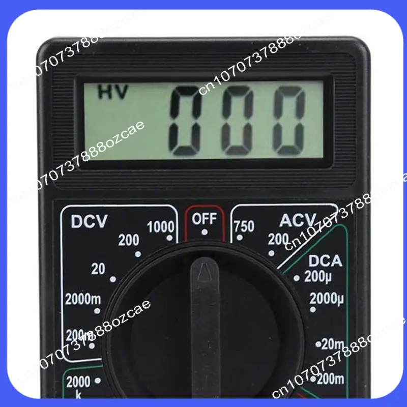 A26P DT830B ЖК-цифровой мультиметр для электрических испытаний, высокая безопасность DC/AC 750/1000 В вольтметр амперметр тестер Ом