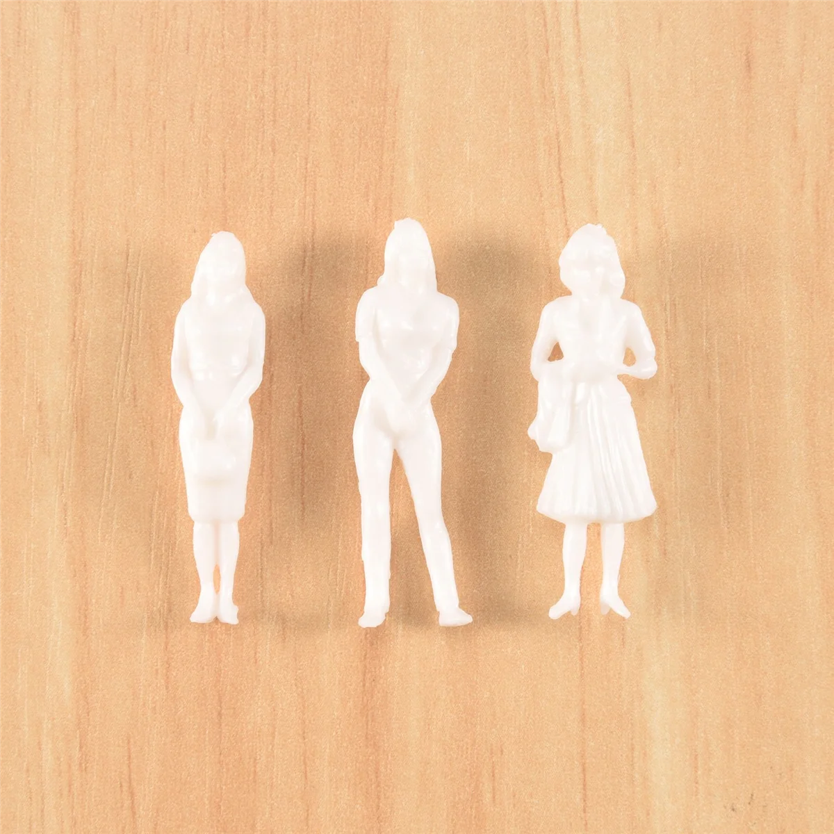 1:50 White Figures Architectural Model Human Scale HO Model Plastic Peoples,10 Pieces