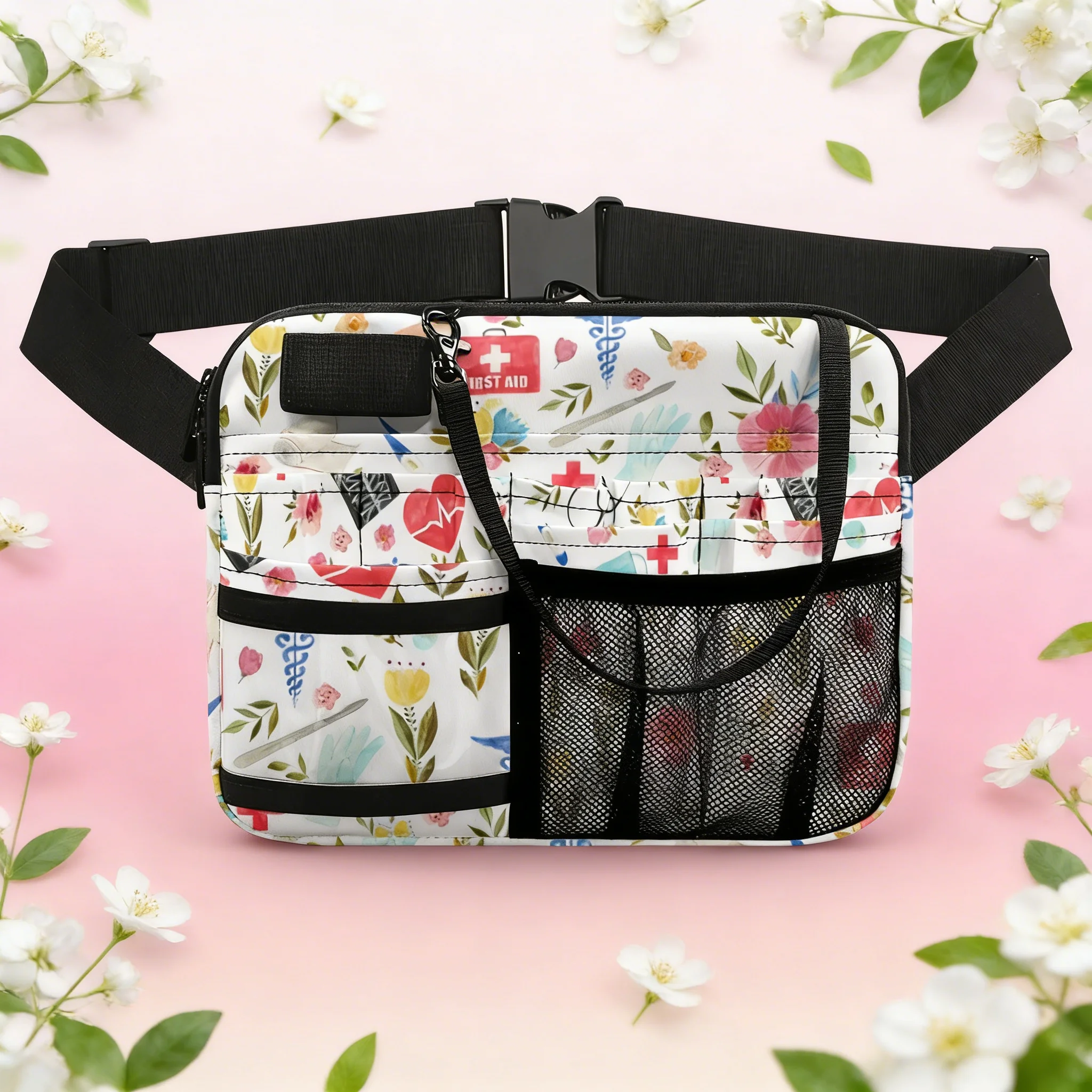 

Breathable Mesh Nurse Fanny Pack Medical Waist Bag for Summer Comfort