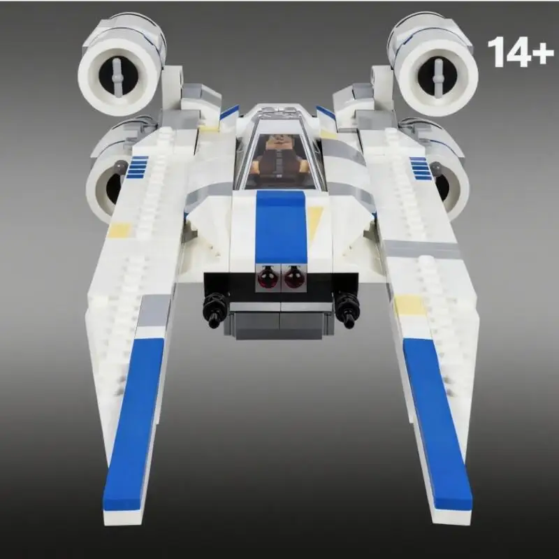 

MINISO New 75399 U-Wing MOD Fighter Galaxy Space Battleship Building Blocks DIY Model Assembly Toy Christmas Birthday Gift