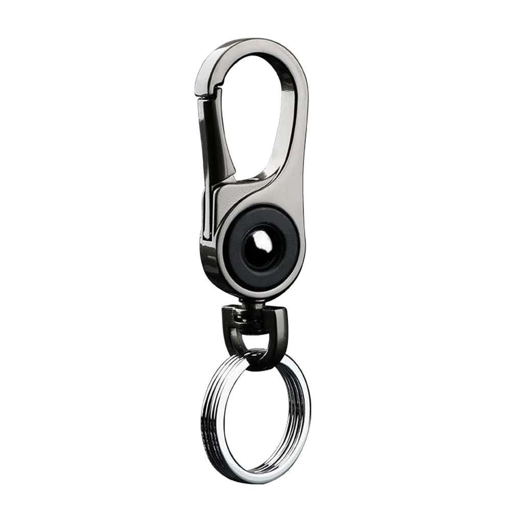 Metal Key Chains Car Key Chain, Heavy Duty Key Fob Holder with 2 Key Rings