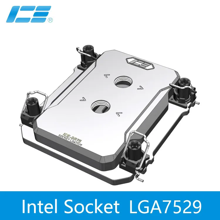IceManCooler Full Nickel Plated CPU Water Block For Intel LGA7529 Processor,Xeon Server CPU Cooler (6th Generation),ICE-GR75