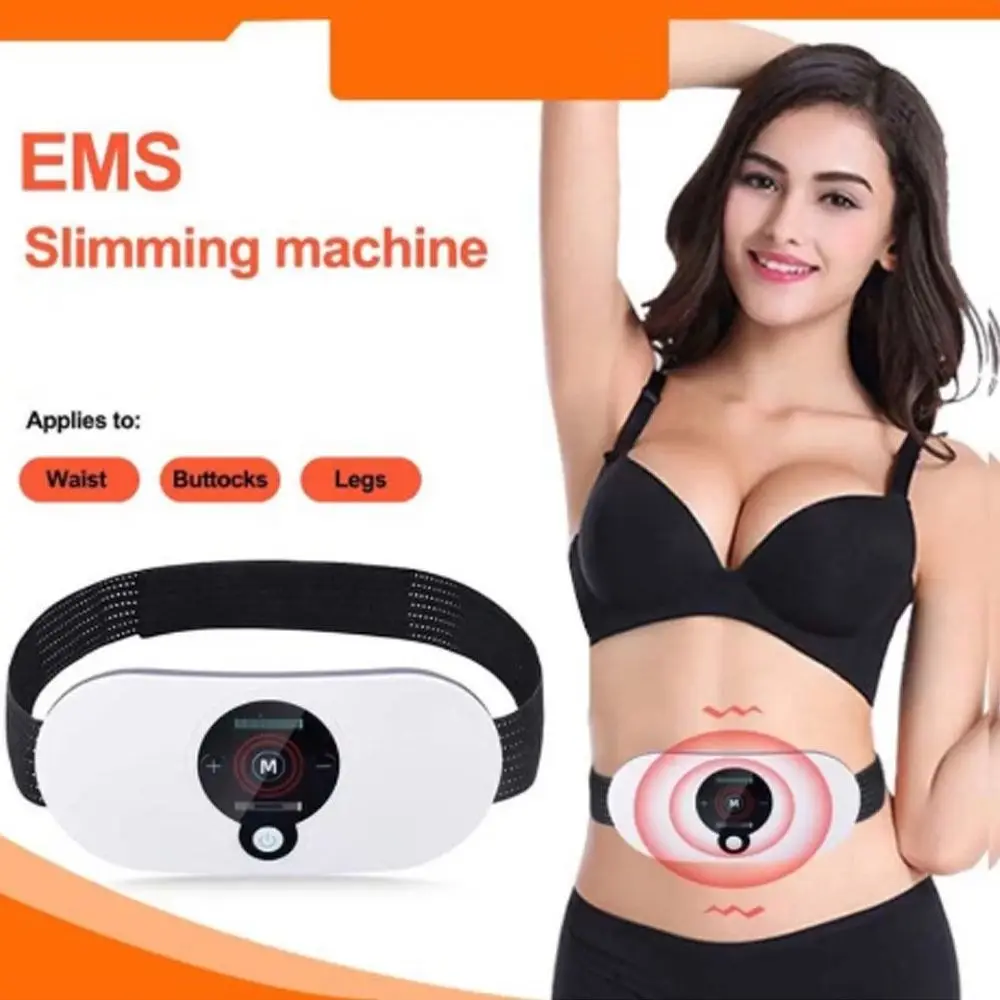 

5 Modes Abdominal Massager Anti-cellulite 18 Level Electric Fat Reduction Belt Adopt EMS Technology and Heating